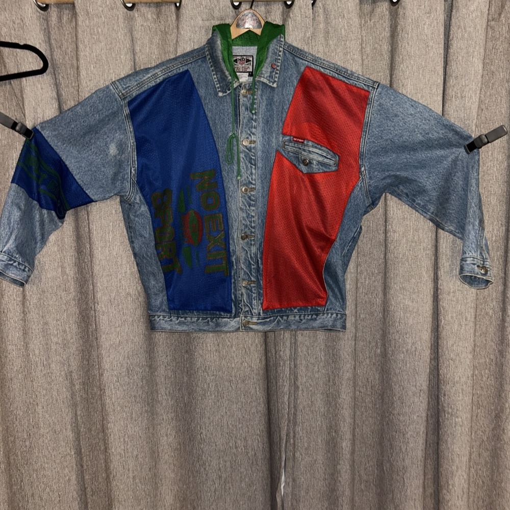 Vintage No Exit Sport Denim Jacket‎ Large